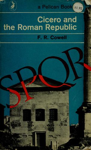 Cover for Cicero and the Roman Republic