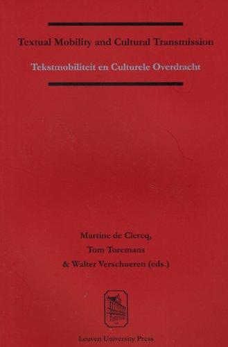 Cover for Textual Mobility & Cultural Transmission