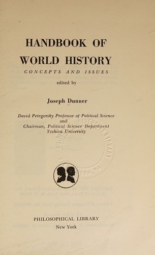 Cover for Handbook of World History