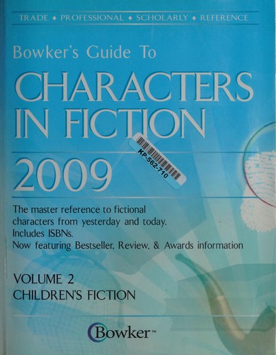Cover for Bowker's guide to characters in fiction 2009