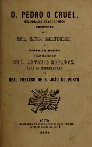 Cover for [D[on] Pedro o cruel