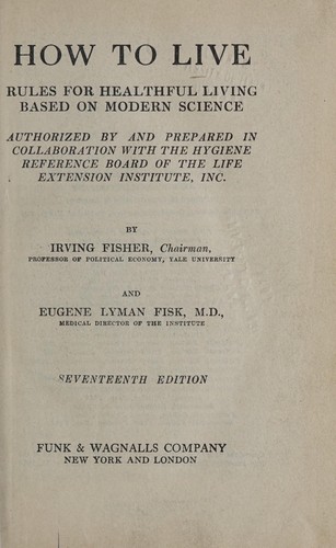 Cover for How to live