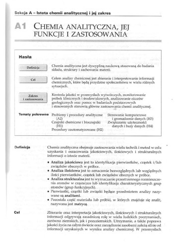 Cover for Chemia analityczna