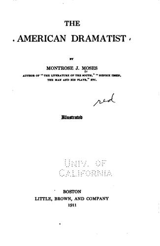 Cover for American dramatist
