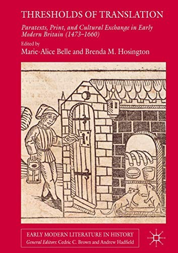 Cover for Thresholds of Translation