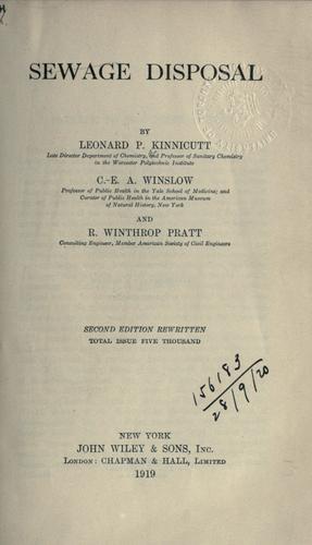 Cover for Sewage disposal