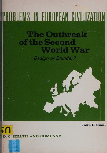 Cover for Outbreak Of The Second World War (Problems In European Civilization)