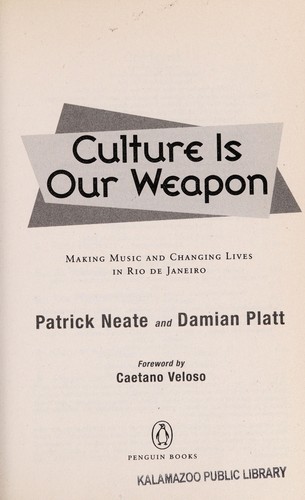 Cover for Culture is our weapon