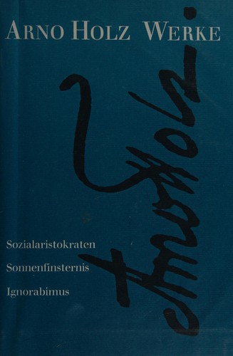 Cover for Sozialaristokraten, Sonnenfinsternis, Ignorabimus