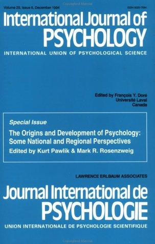 Cover for Origins And Development Of Psychology