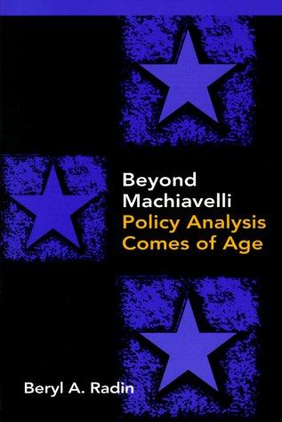 Cover for Beyond Machiavelli
