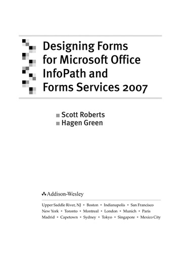 Cover for Designing forms with Microsoft Office Infopath and forms services 2007