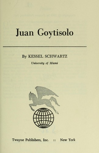 Cover for Juan Goytisolo.