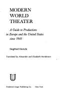 Cover for Modern world theater
