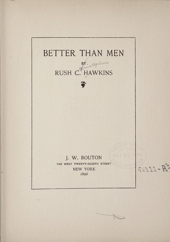 Cover for Better than men