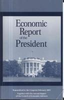 Cover for Economic Report of the President, 2007
