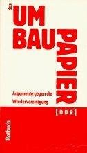 Cover for Das Umbaupapier (DDR)