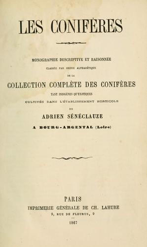 Cover for Conifères.