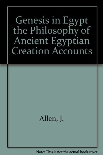 Cover for Genesis in Egypt