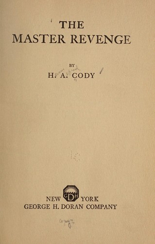 Cover for The master revenge