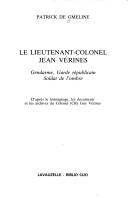 Cover for Le lieutenant-colonel Jean Vérines