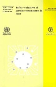 Cover for Safety evaluation of certain contaminants in food