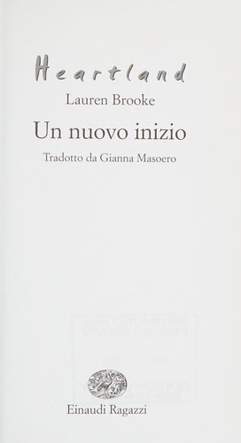 Cover for Un nuovo inizio