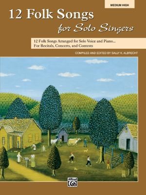 Cover for 12 Folk Songs for Solo Singers