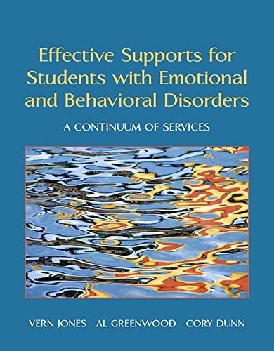 Cover for Effective Supports for Students with Emotional and Behavioral Disorders