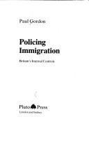 Cover for Policing immigration