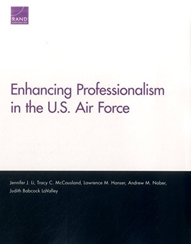 Cover for Enhancing Professionalism in the U.S. Air Force