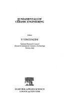 Cover for Fundamentals of ceramics engineering