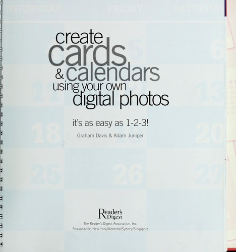 Cover for Create cards & calendars
