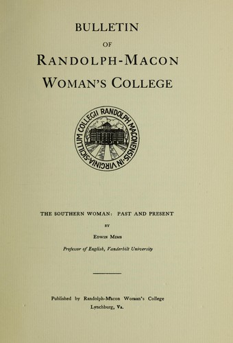 Cover for The southern woman