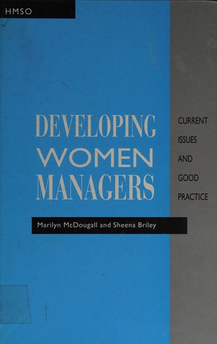 Cover for Developing Women Managers