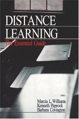 Cover for Distance learning