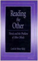 Cover for Reading the other