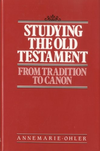 Cover for Studying the Old Testament from tradition to canon