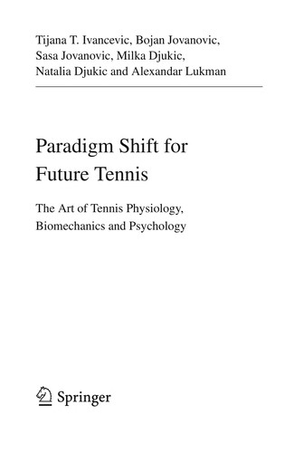 Cover for Paradigm Shift for Future Tennis