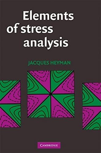 Cover for Elements of stress analysis