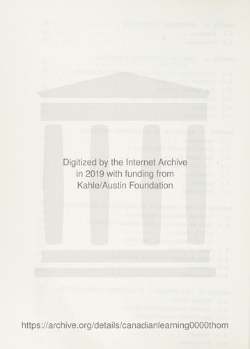 Cover for Canadian learning materials in elementary and secondary education
