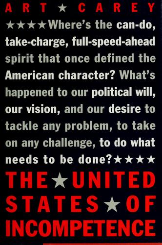 Cover for The United States of incompetence