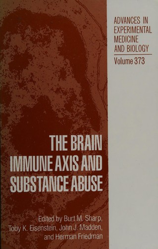 Cover for The brain immune axis andsubstance abuse