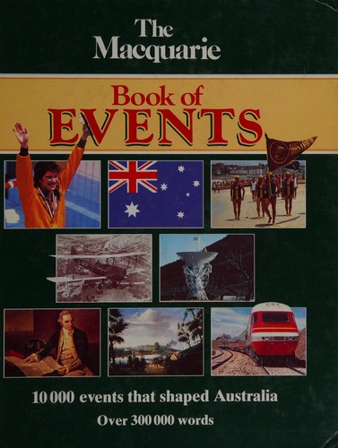 Cover for The Macquarie book of events