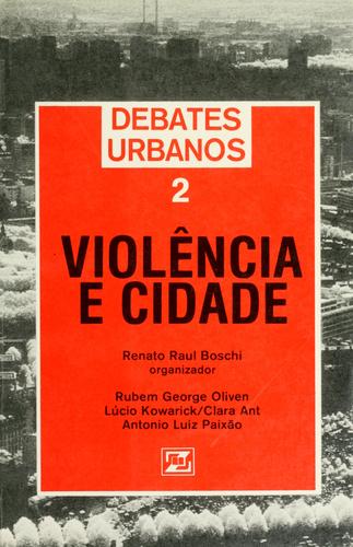 Cover for Violência e cidade