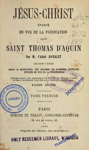 Cover for Jésus-Christ