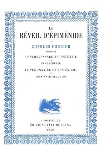 Cover for Le réveil d’Épiménide