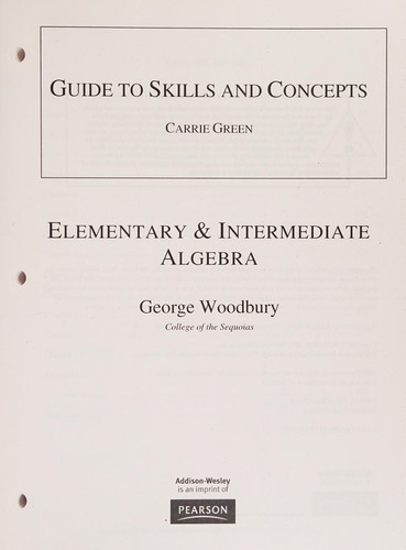 Cover for Guide to Skills and Concepts for Elementary and Intermediate Algebra