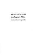 Cover for Ausflug nach Afrika