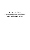 Cover for Tras la autoestima